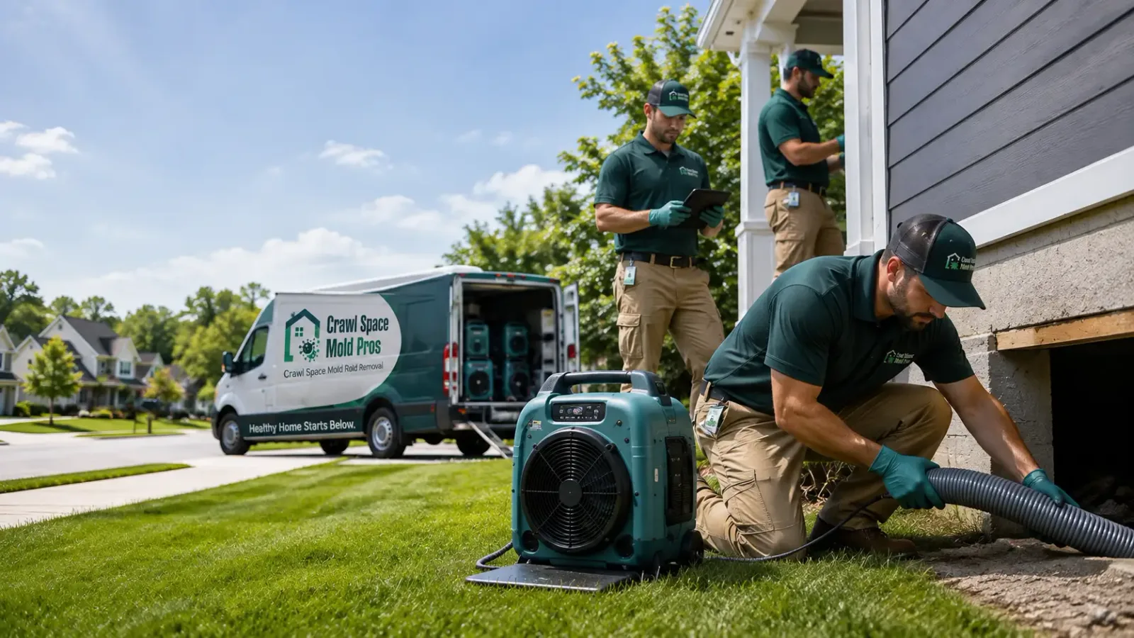 Crawl Space Mold Removal in Montfort, WI